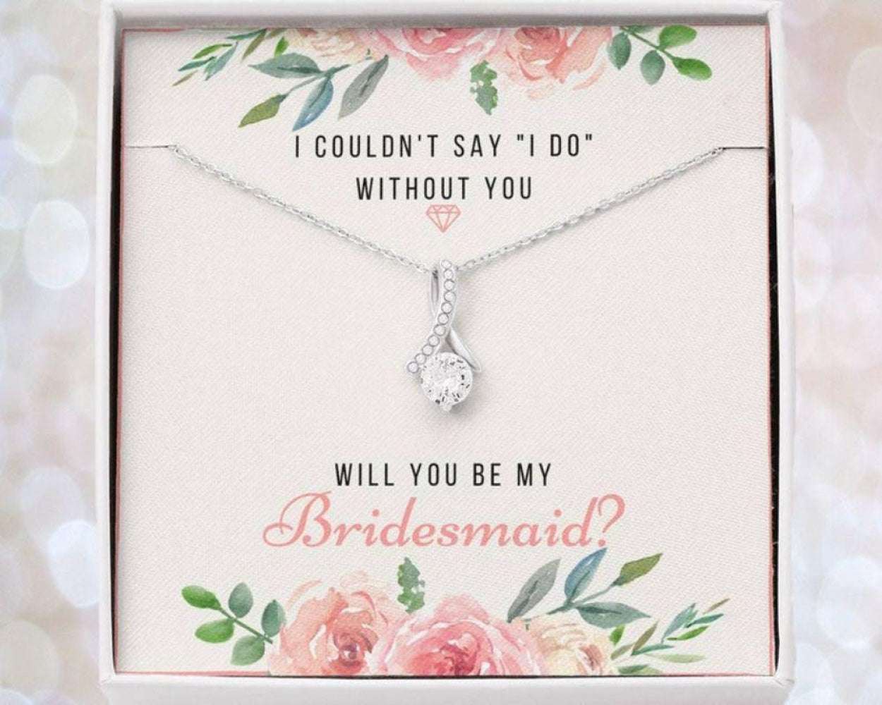 Be buy My Bridesmaid | Wedding Jewelry | Will You Be My Bridesmaid Necklace