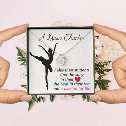 A Dance Teacher Necklace Gift, Dance Coach, Ballet Teacher Appreciation Gift Gifts for Grandmother Rakva