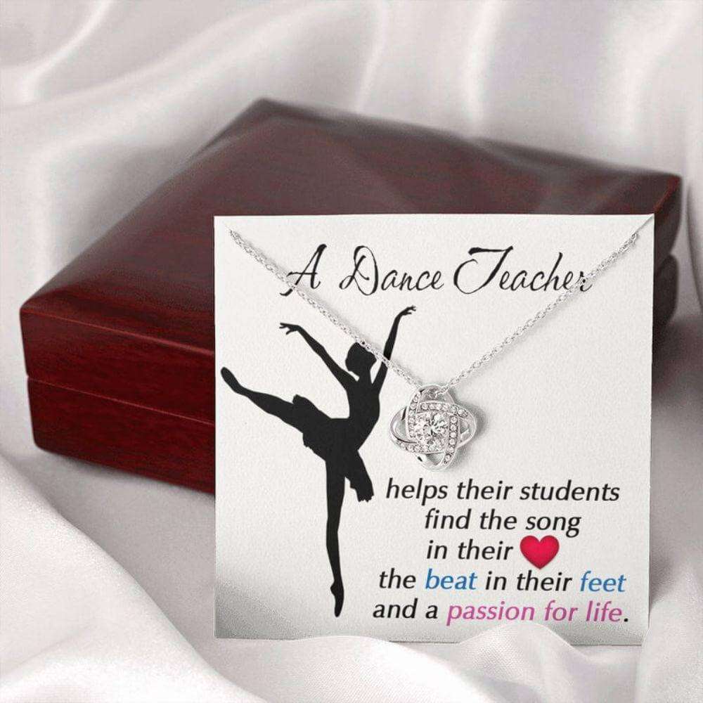 A Dance Teacher Necklace Gift, Dance Coach, Ballet Teacher Appreciation Gift Gifts for Grandmother Rakva