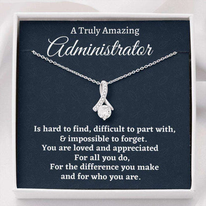 Administrator Necklace Appreciation Gift For An Administrator Rakva