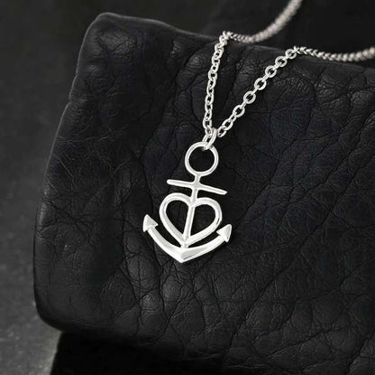 Anchored in Elegance: RAKVA - Anchor Style 925 Sterling Silver Necklace Set For Self Rakva