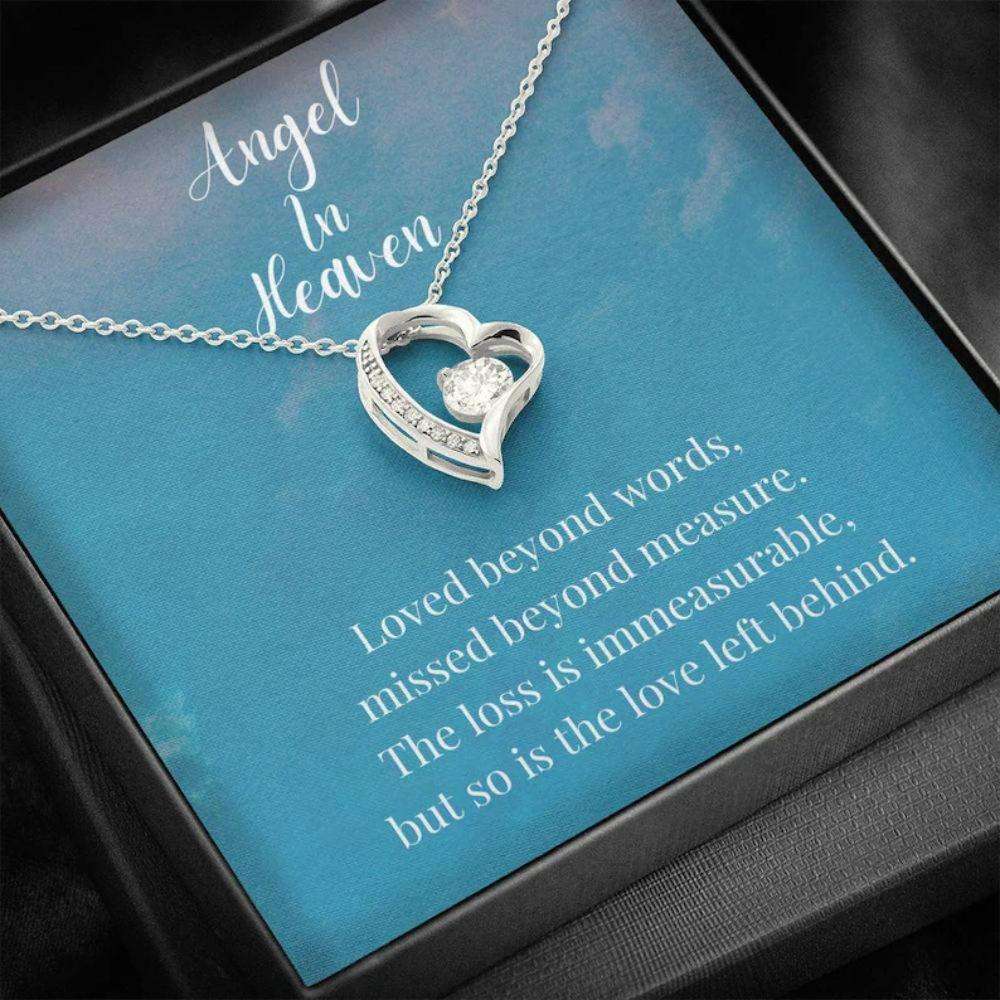 Angel In Heaven Necklace, Grief/Sympathy Gift, Miscarriage Gift, Encouragement Gift Necklace Rakva