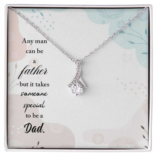 Any man can be a father Alluring - 925 Sterling Silver Necklace Rakva