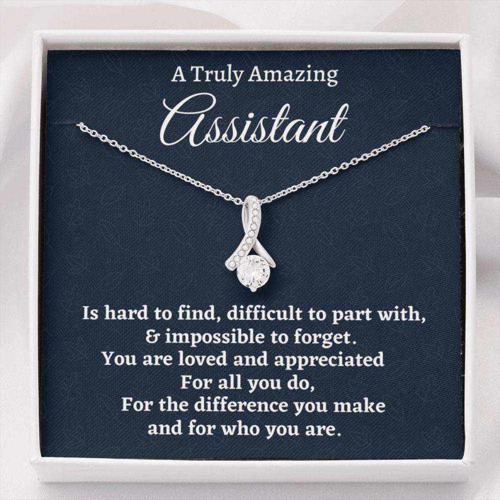 Assistant Necklace Gift, Appreciation Gift For An Assistant, Necklace Gift For Women Rakva