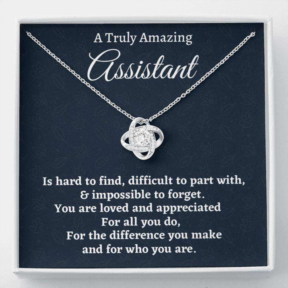 Assistant Necklace Gift, Appreciation Gift For An Assistant, Necklace Gift For Women Rakva