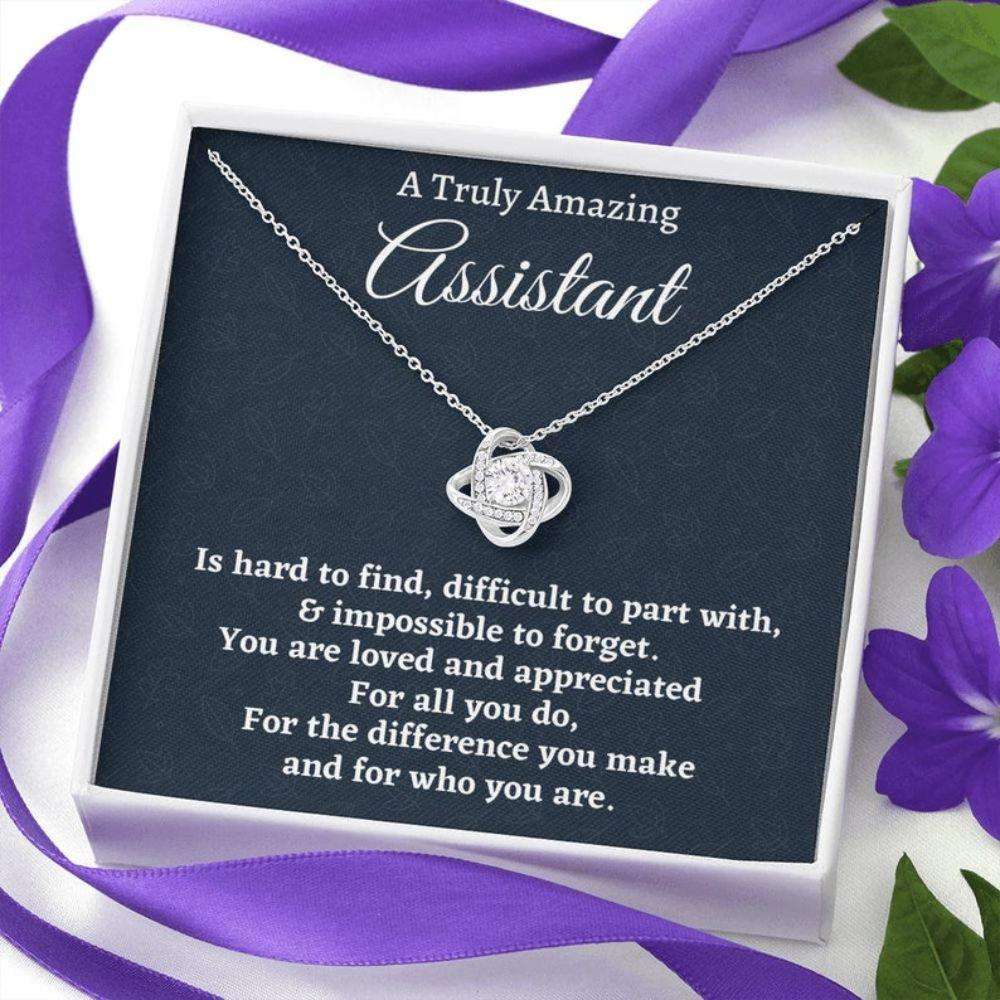 Assistant Necklace Gift, Appreciation Gift For An Assistant, Necklace Gift For Women Rakva