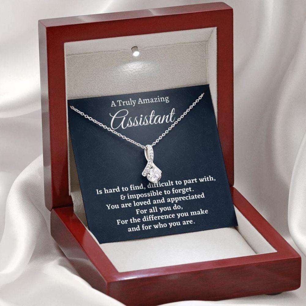 Assistant Necklace Gift, Appreciation Gift For An Assistant, Necklace Gift For Women Rakva