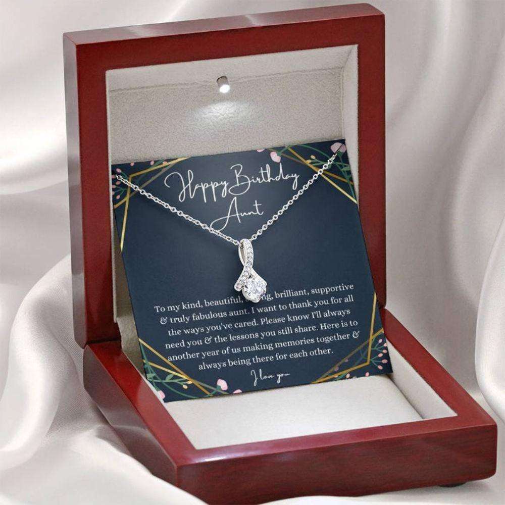 Aunt Necklace, Aunt Birthday Necklace, Gift For Auntie From Niece Nephew, Sentimental Gifts Gifts For Goddaughter / Godson Necklace Rakva