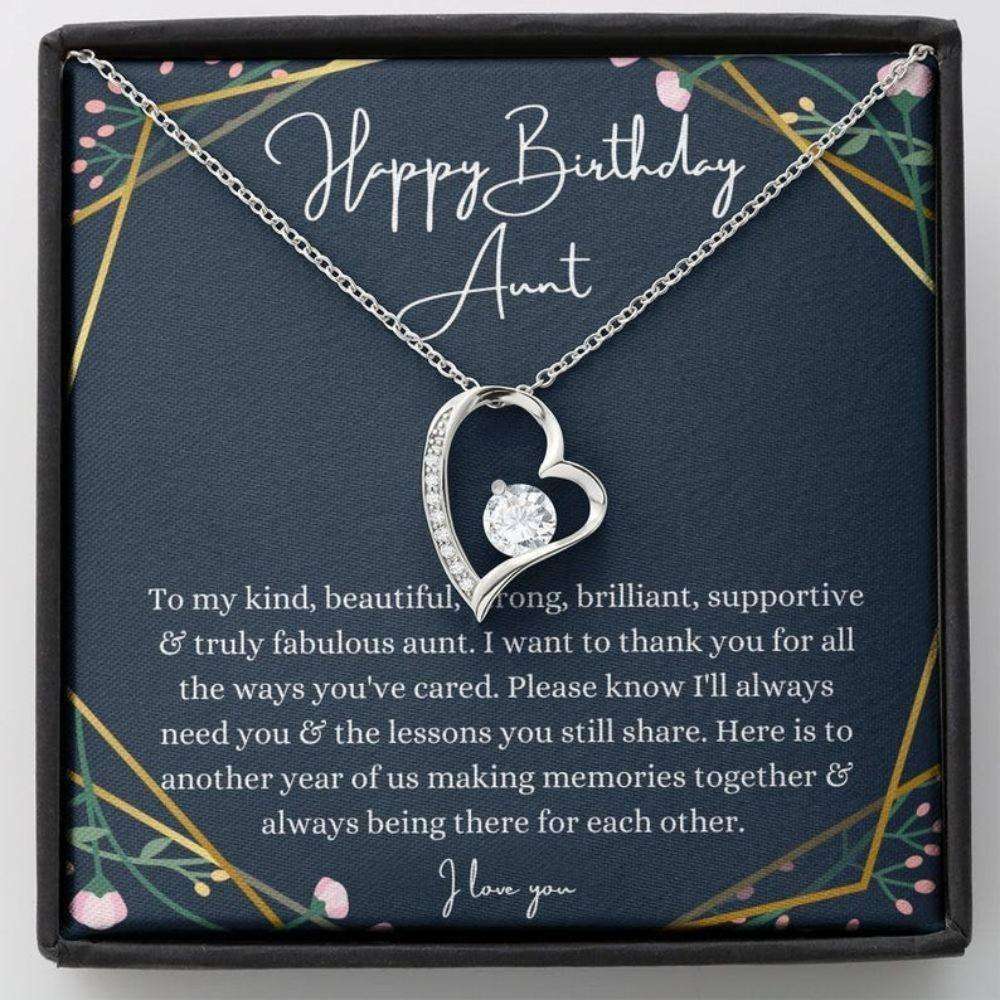 Aunt Necklace, Aunt Birthday Necklace, Gift For Auntie From Niece Nephew, Sentimental Gifts Gifts For Goddaughter / Godson Necklace Rakva