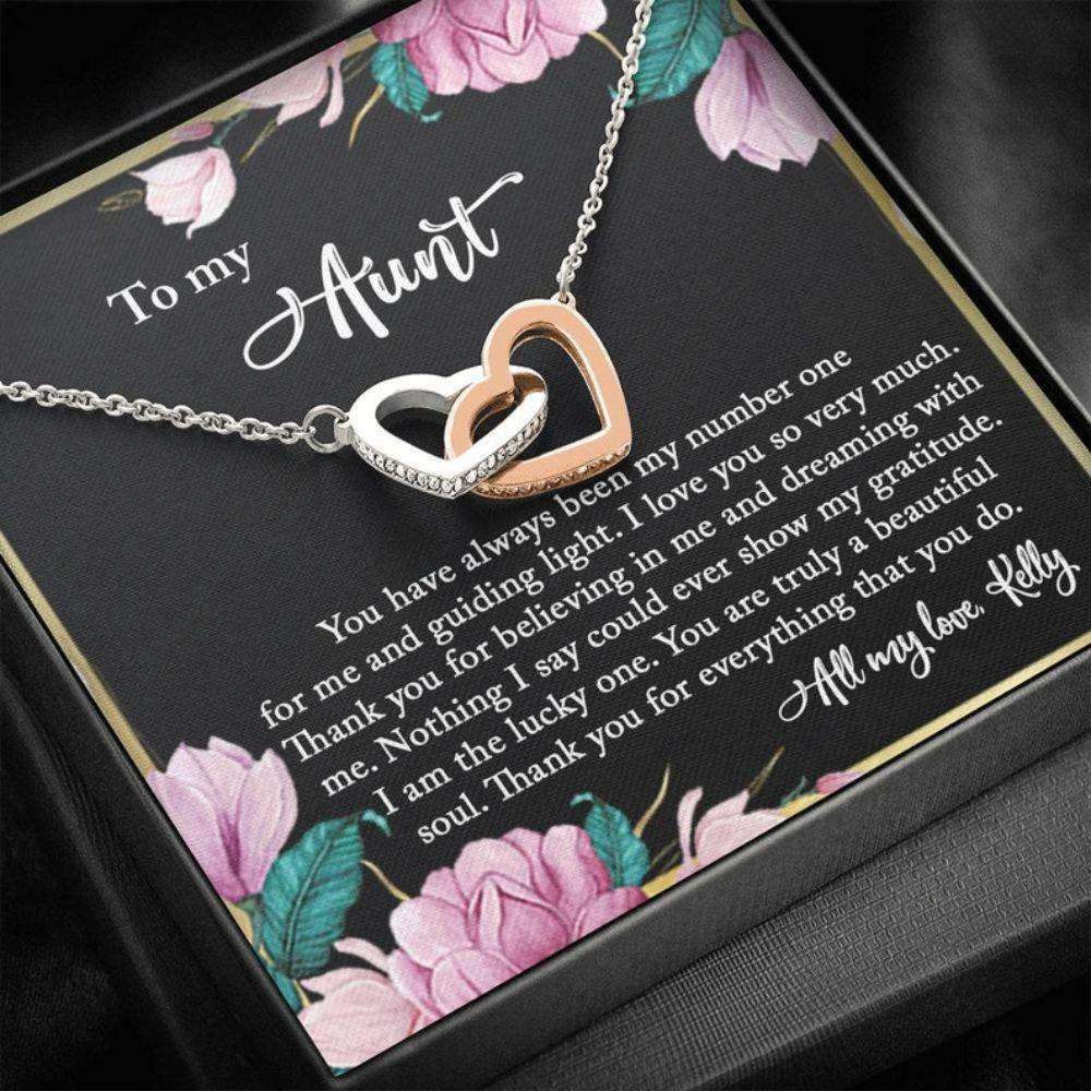 Aunt Necklace, Aunt Mother’S Day Necklace, Mothers Day Necklace For Aunt, Aunt Gift, Gift For Auntie From Niece, Aunt Necklace, Aunt Jewelry Mother's Day Rakva