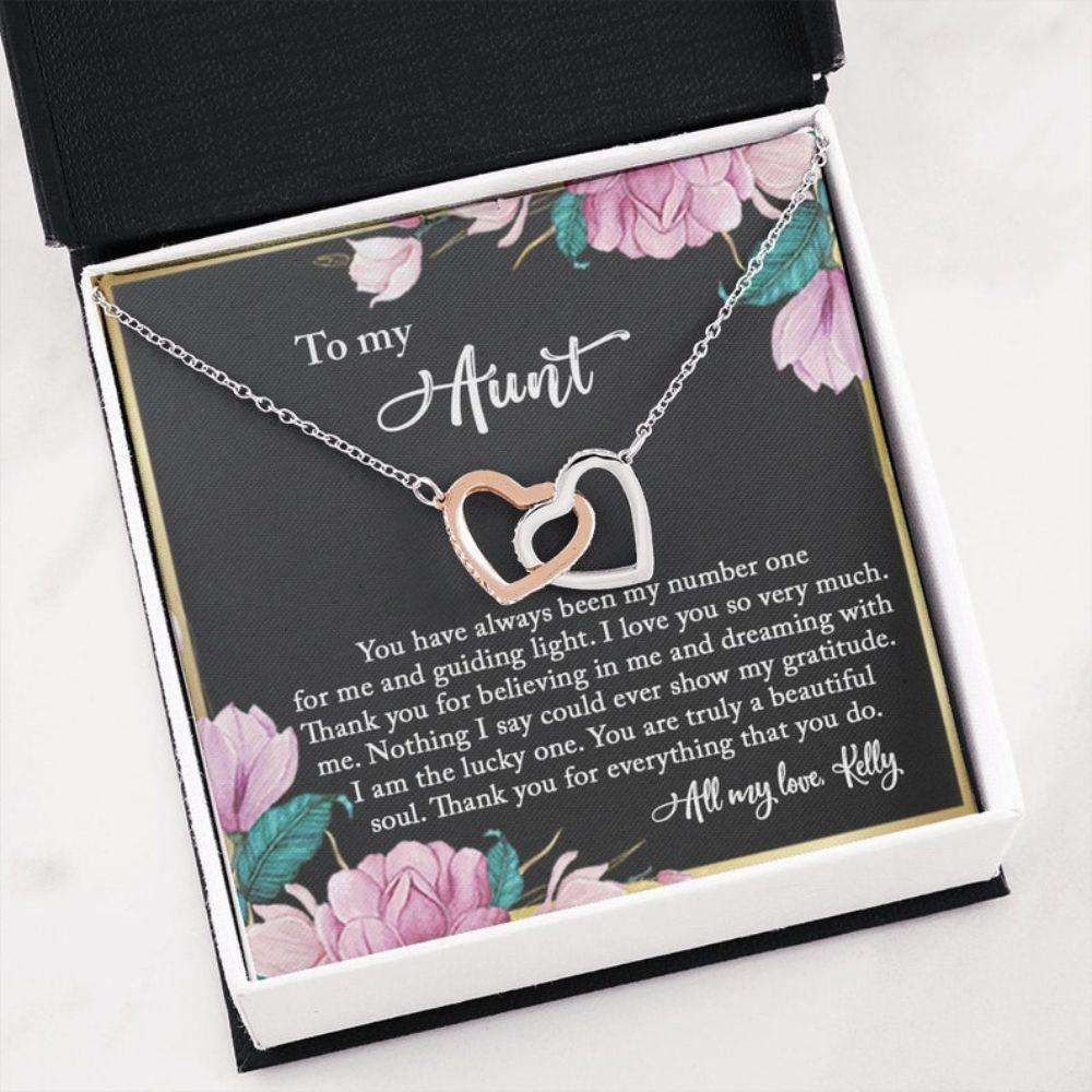 Aunt Necklace, Aunt Mother’S Day Necklace, Mothers Day Necklace For Aunt, Aunt Gift, Gift For Auntie From Niece, Aunt Necklace, Aunt Jewelry Mother's Day Rakva