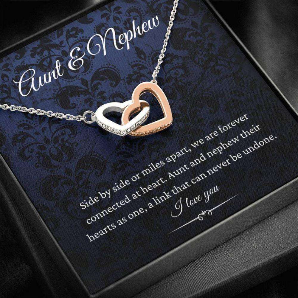 Aunt Necklace, Aunt & Nephew Necklace, Gift For Aunt From Nephew, Aunt Nephew Gifts For Goddaughter / Godson Necklace Rakva