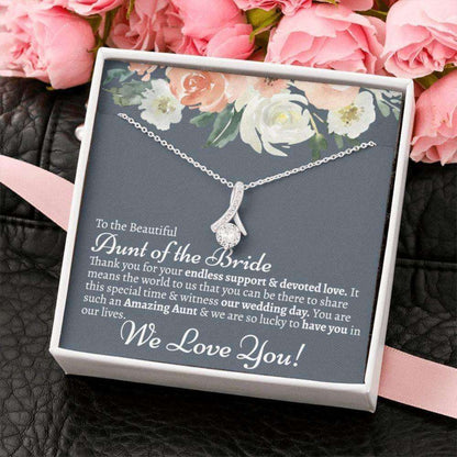 Aunt Necklace, Aunt Of The Bride Necklace Gift, Aunt Wedding Gift, Wedding Gift For Aunt Gift On My Wedding Day From Niece, Bride To Aunt Gift Rakva