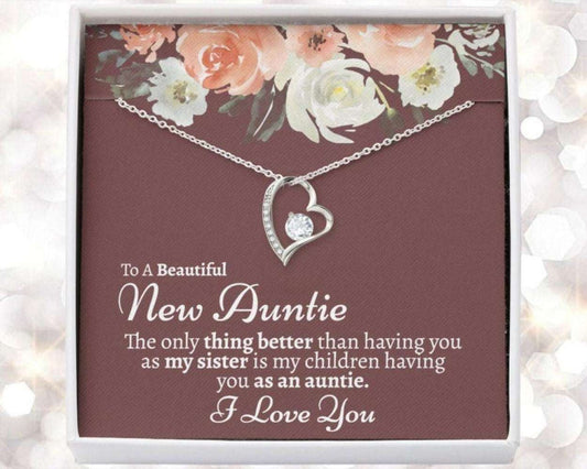 Aunt Necklace, Aunt To Be Gift, New Auntie Gift, Gifts For Aunt From Baby, First Time Aunt, New Aunt Gift, Going To Be An Aunt Gift Rakva