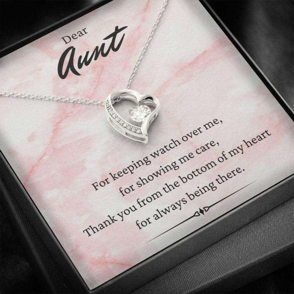 Aunt Necklace, Dear Aunt Gift, Keeping Watch, Necklace Gift For Auntie From Niece Nephew Gifts For Goddaughter / Godson Necklace Rakva