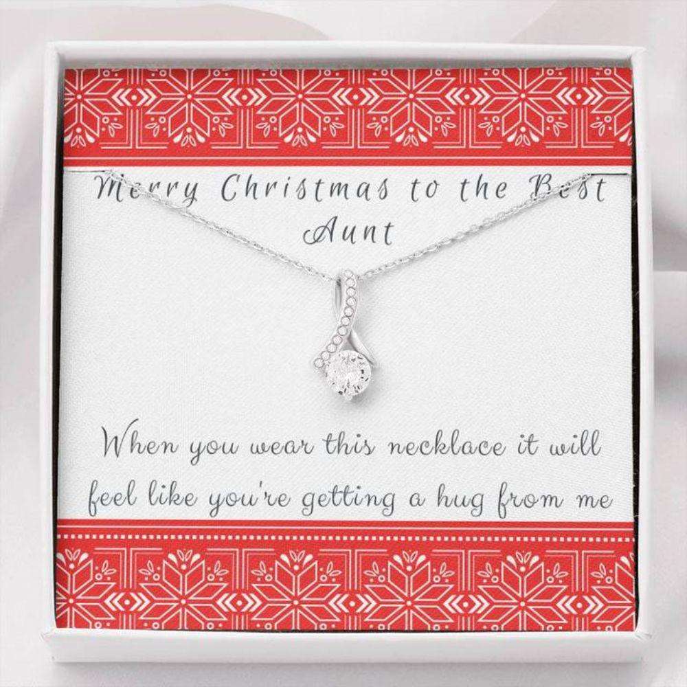 Aunt Necklace “ Gift For Aunt “ Necklace With Message Card Aunt Christmas Beauty Necklace Gifts For Godmother/ Godfather Rakva