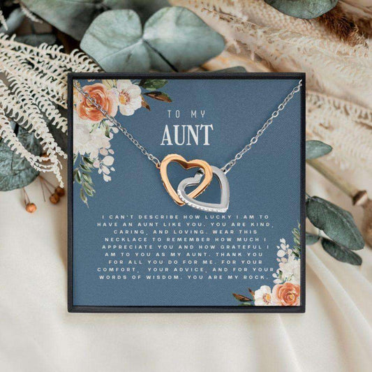 Aunt Necklace, Gifts For Aunt, Aunt Gift, Aunts And Nieces, Auntie Gifts, Niece And Aunt Necklace Gifts For Godmother/ Godfather Rakva