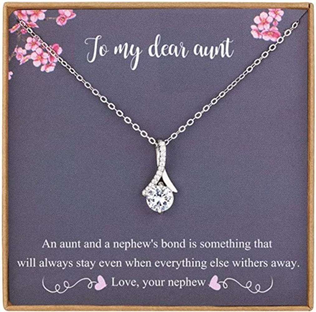 Aunt Necklace, Gifts From Nephew, Aunt Gifts For Mothers Day, Best Aunt Ever Gifts Necklace Gifts for Niece Rakva