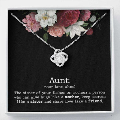 Aunt Necklace, Mothers Day Gift For Aunt From Niece, Aunt Gifts From Nephew, Birthday Necklace For Aunt Gifts For Godmother/ Godfather Rakva