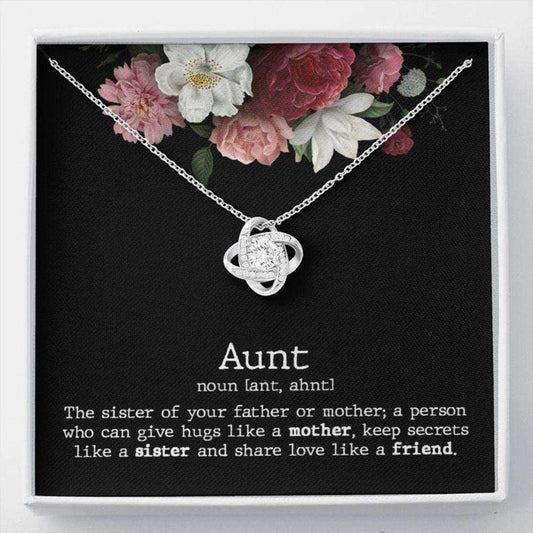 Aunt Necklace, Mothers Day Gift For Aunt From Niece, Aunt Gifts From Nephew, Birthday Necklace For Aunt Gifts For Godmother/ Godfather Rakva