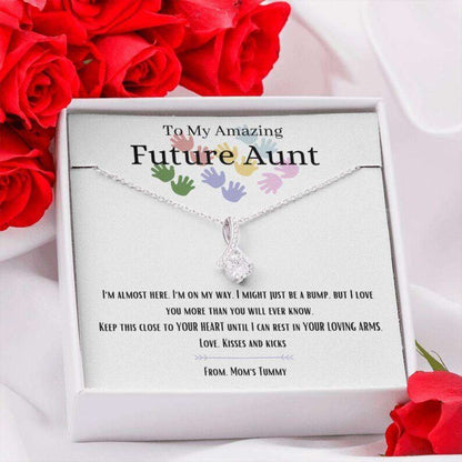 Aunt Necklace, New Aunt Necklace, Gift For New Auntie, Gift For Soon To Be Aunt, Promoted To Aunt Gift Rakva