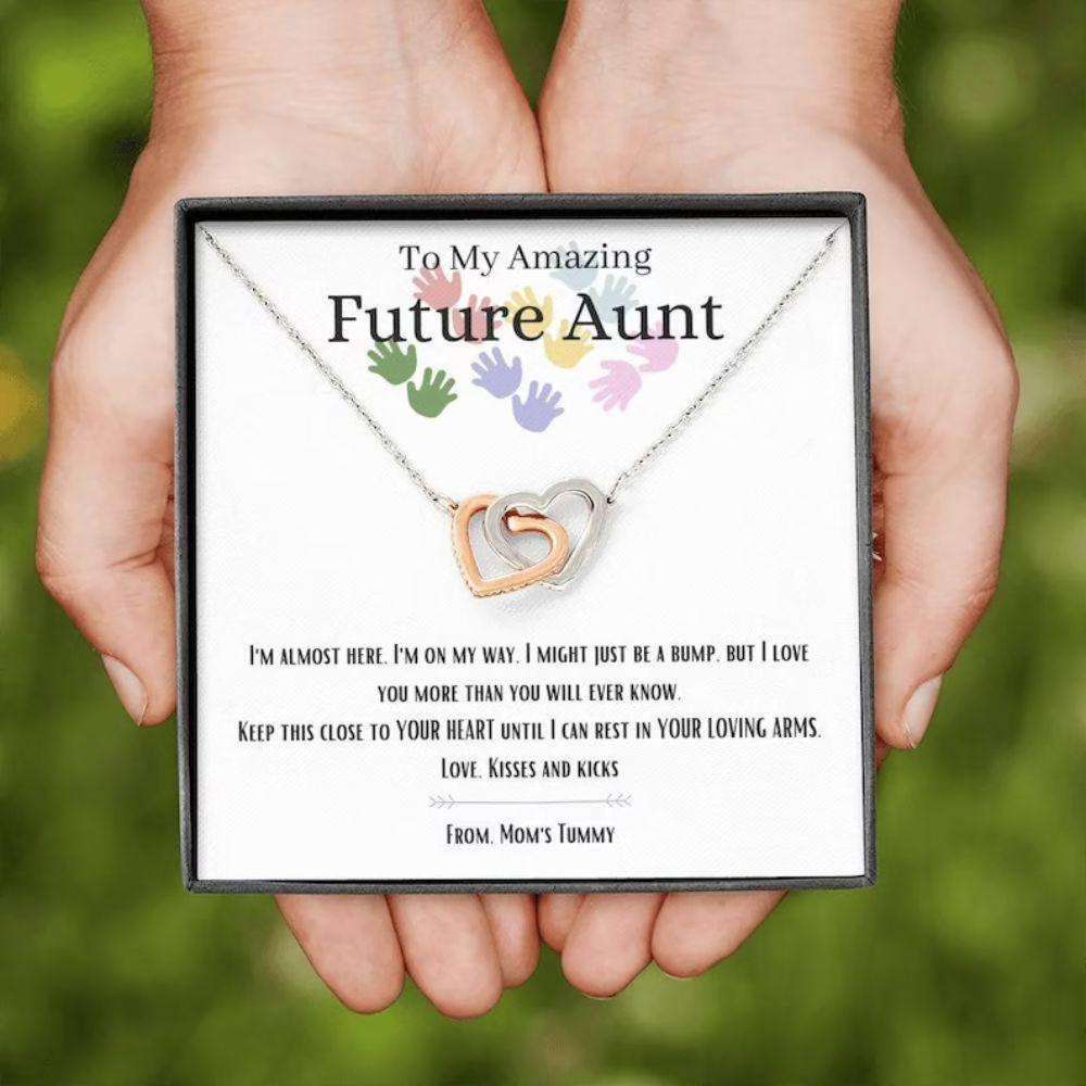 Aunt Necklace, New Aunt Necklace, Gift For New Auntie, Gift For Soon To Be Aunt, Promoted To Aunt Gift Rakva