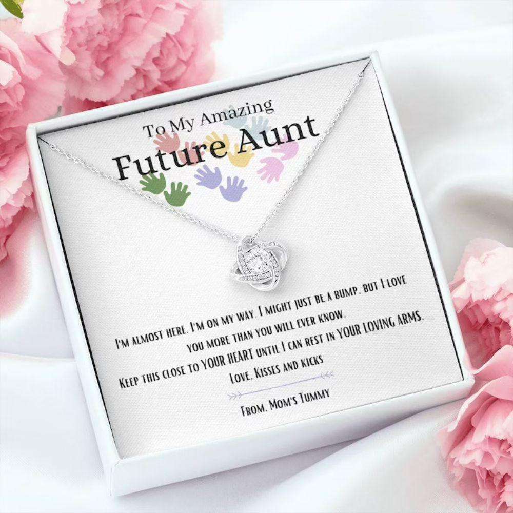 Aunt Necklace, New Aunt Necklace, Gift For New Auntie, Gift For Soon To Be Aunt, Promoted To Aunt Gift Rakva