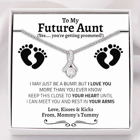 Aunt Necklace, New Aunt Necklace Gift, Soon To Be Aunt, Reveal To Aunt To Be Gift Gifts For Godmother/ Godfather Rakva