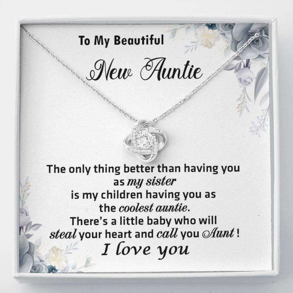 Aunt Necklace, New Auntie Gift, Aunt To Be Necklace, Gifts For Aunt From Baby, First Time Aunt Gift, Going To Be An Aunt Gift Rakva