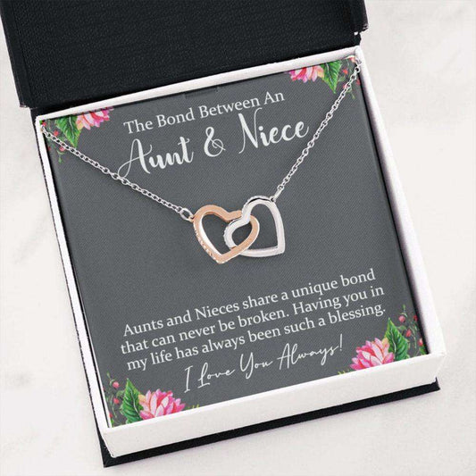 Aunt Necklace, Niece Necklace, Aunt & Niece Necklace, Aunt Gift, Niece Gift, Niece Necklace, Aunt Necklace Gifts For Goddaughter / Godson Necklace Rakva