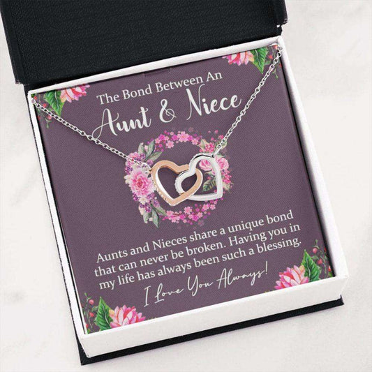 Aunt Necklace, Niece Necklace, Aunt & Niece Necklace, Aunt Gift, Niece Gift, Niece Necklace, Aunt Necklace, Maroon Gifts For Goddaughter / Godson Necklace Rakva