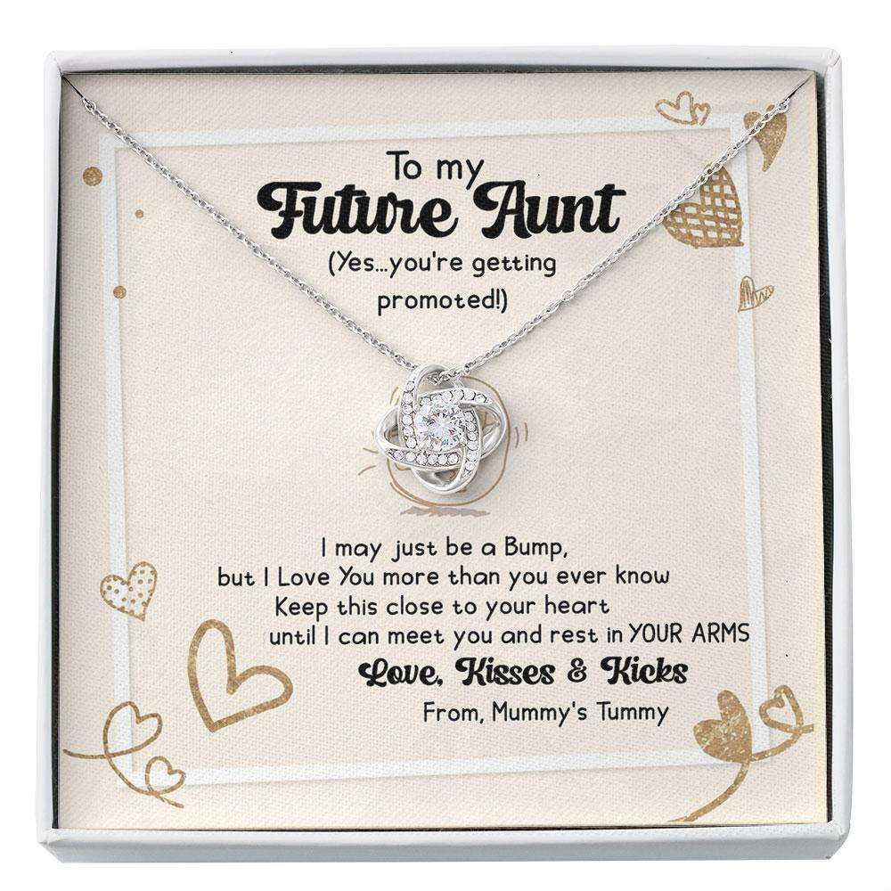 Aunt Necklace, Sentimental New Auntie Gift, Future Auntie, Soon To Be Auntie, Reveal To Auntie To Be Gift, Promoted To Auntie Custom Necklace Rakva