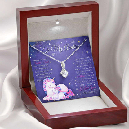 Aunt Necklace, Stepmom Necklacegift For Your Magical Unicorn Auntie On Mother’S Day Alluring Beauty Necklaces Rakva