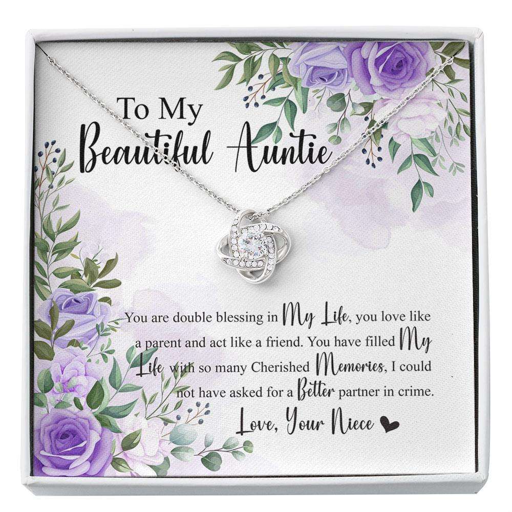 Aunt Necklace, Sweet Auntie Gift Auntie Necklace Sentimental Gift Auntie Keepsake Gift From Niece Aunt Christmas Custom Necklace Rakva