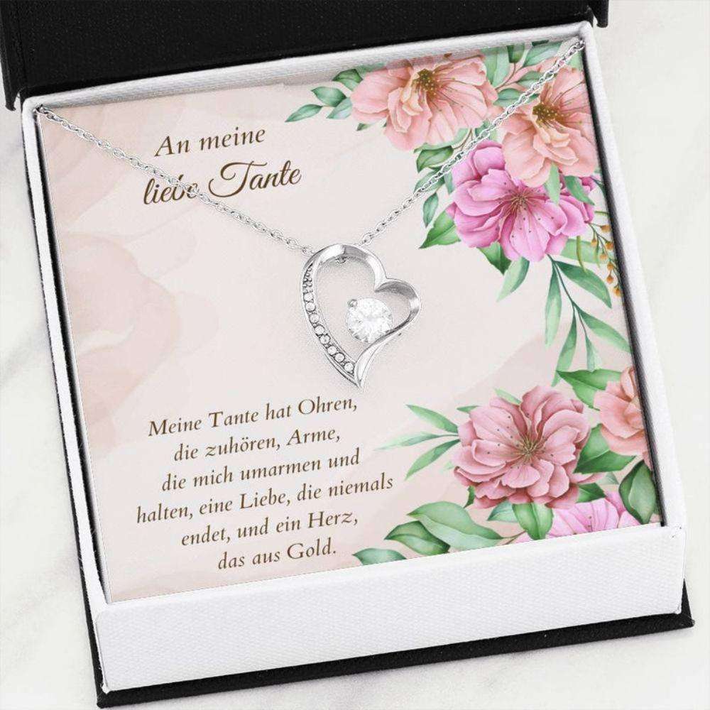 Aunt Necklace, Tante Schmuck “ Tante Gift Ideas “ Quotes For German Aunt “ German Auntie Necklace “ Beste Tante Gifts For Goddaughter / Godson Necklace Rakva