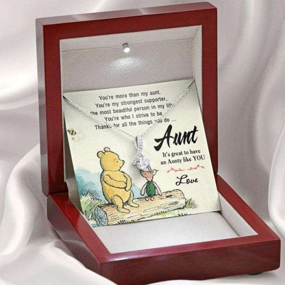 Aunt Necklace, To My Aunt Necklace, Thoughtful Gift For Aunt, Auntie From Niece Gifts For Goddaughter / Godson Necklace Rakva