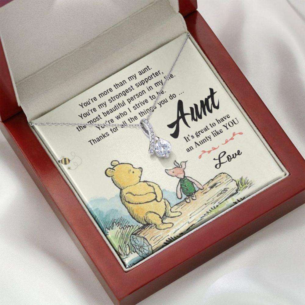 Aunt Necklace, To My Aunt Necklace, Thoughtful Gift For Aunt, Auntie From Niece Gifts For Goddaughter / Godson Necklace Rakva