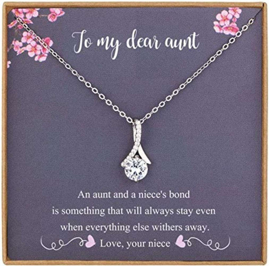 Auntie Necklace, Gifts From Niece, For Aunt, Necklace For Women, Best Aunt Ever Gifts Gifts for Niece Rakva