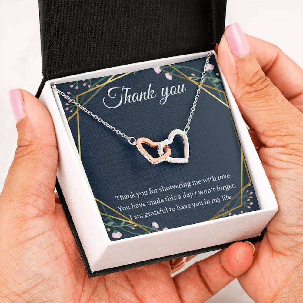 Baby Boy Shower Hostess Necklace Thank You Gift, Baby Girl Shower Host Gifts Necklace Rakva