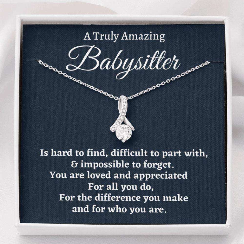 Babysitter Gift, Appreciation Gift For A Babysitter, Necklace Gift For Women Rakva