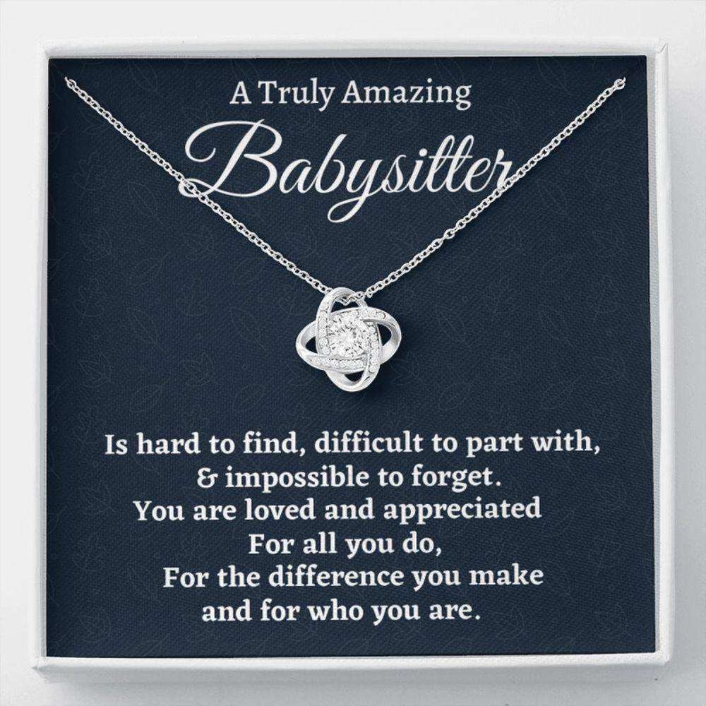 Babysitter Gift, Appreciation Gift For A Babysitter, Necklace Gift For Women Rakva