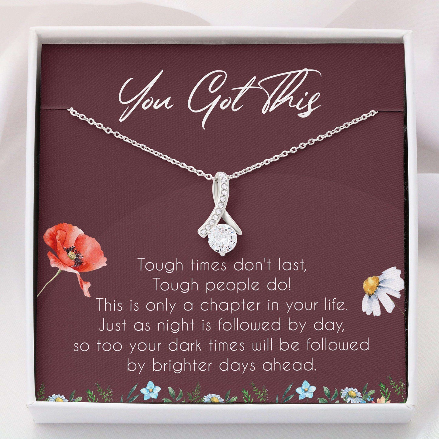 Best Friend Necklace, Alluring Beauty Necklace “ You Got This, Encouragement Necklace Gifts Gifts For Friend Rakva