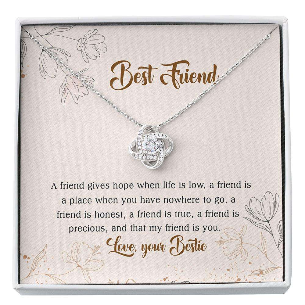 Best Friend Necklace, Bestie Necklace Gift Friendship Necklace Friend Birthday Necklace Bff Forever Sentimental Friend Custom Necklace Friendship Day Rakva