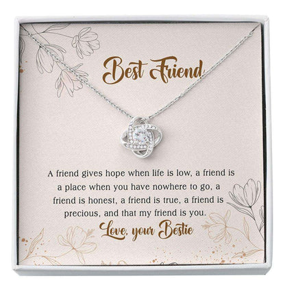 Best Friend Necklace, Bestie Necklace Gift Friendship Necklace Friend Birthday Necklace Bff Forever Sentimental Friend Custom Necklace Friendship Day Rakva