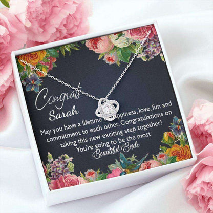 Best Friend Necklace Engagement Gift, Wedding Gift, Congrats Engagement Gifts For Friend Rakva