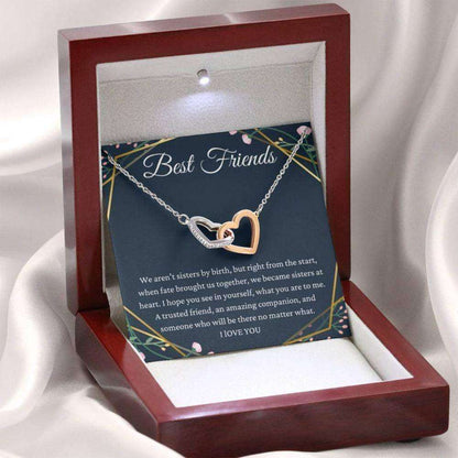 Best Friend Necklace, Gift For Best Friend Bff Long Distance Friendship Necklace Gifts For Friend Rakva