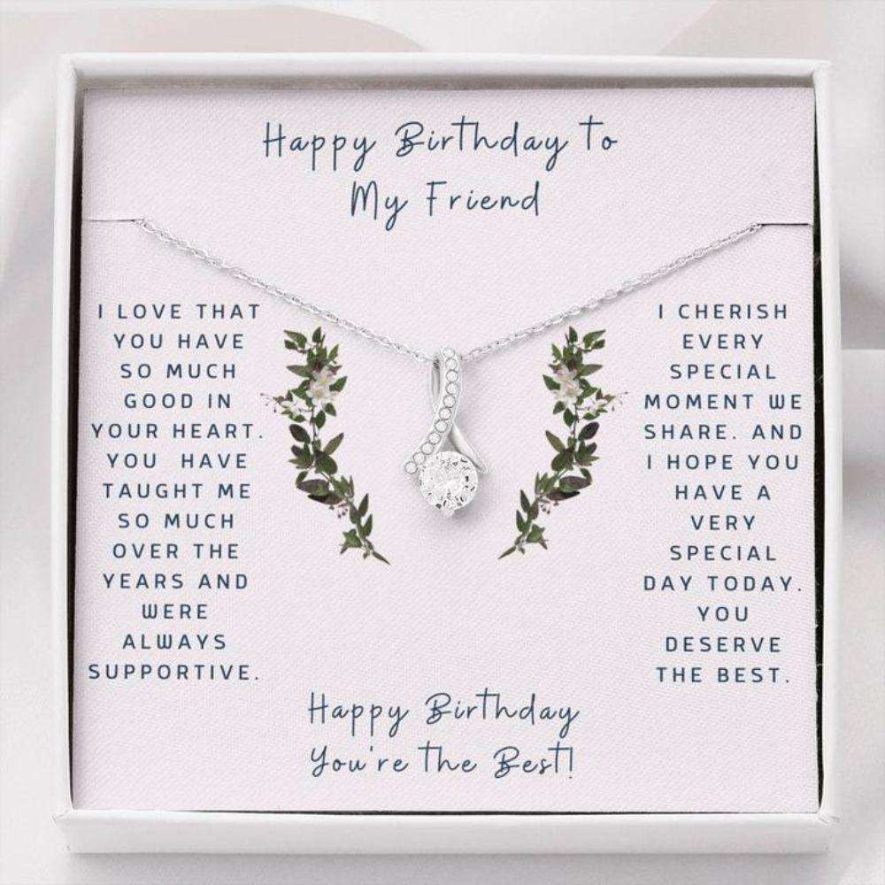 Best Friend Necklace, Gift To Friend “ Friendship Necklace “ Gift To Friend “ Necklace For Friend “ Gift Necklace Message Card Friendship Day Rakva