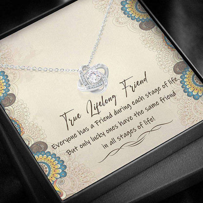 Best Friend Necklace Gift “ True Lifelong Friend Necklace Gifts For Friend Rakva