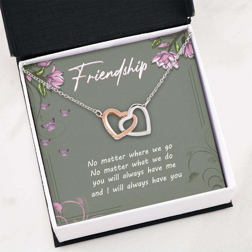 Best Friend Necklace Gifts “ Interlocking Necklace Gifts For Friend Rakva