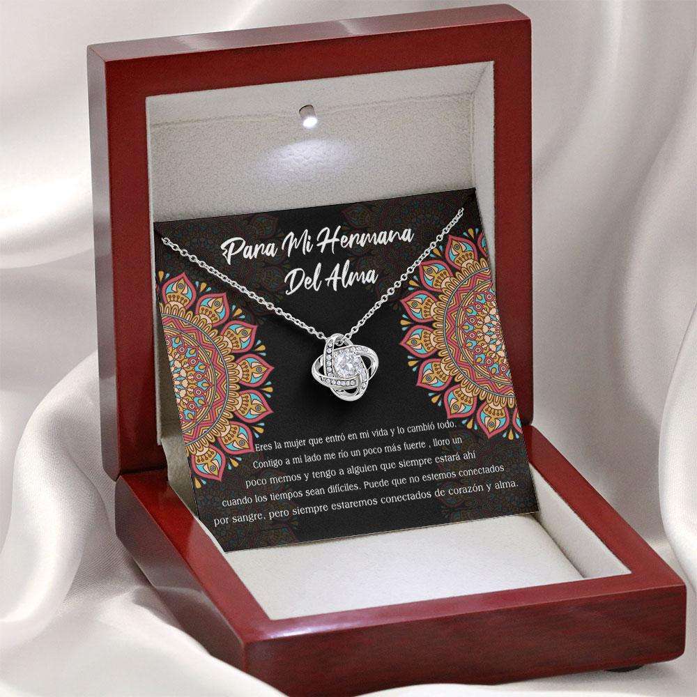 Best Friend Necklace, Latina Friend Gift Collar Para Amiga Spanish Friend Gift Hermana Del Alma Custom Necklace Friendship Day Rakva